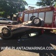 Acidente seguido de tombamento na Zona 2 em Maringá Foto 5 Fotos de Acidente seguido de tombamento na Zona 2 em Maringá