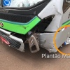 Fotos de Após colisão, ônibus arrasta moto por vários metros em Maringá