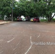 Fotos de Após colisão, ônibus arrasta moto por vários metros em Maringá