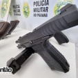 Fotos de Após ser vítima de assalto a ônibus em Floresta, casal é preso com cinco armas em Maringá