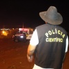 Fotos de Bandidos atiram contra policiais e capotam veículo roubado durante perseguição e morrem em confronto com a choque em Marialva