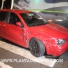 Fotos de Bêbada, motorista bate carro e mal consegue parar em pé após acidente na Avenida Colombo em Maringá