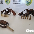 Fotos de Câmera de segurança registra ação de quadrilha em assalto a residência em Maringá