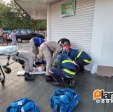 Fotos de Câmera de segurança registra acidente que deixou quatro pessoas feridas em Maringá