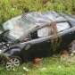 Fotos de Câmera de segurança registrou o momento em que dois carros capotam após colisão na rodovia BR-376