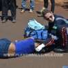 Fotos de Casal fica ferido ao bater motocicleta em caminhão em Maringá