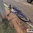 Fotos de Ciclista bate em poste e fica gravemente ferido em Maringá