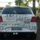 Fotos de Cliente insatisfeito com autorizada volkswagen em Maringá, vandaliza próprio carro!