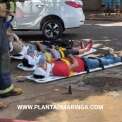 Fotos de Colisão em cruzamento deixa 5 pessoas feridas em Maringá