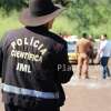 Fotos de Corpo é encontrado carbonizado em Maringá; a perícia acredita que o homem tenha sido morto com golpes de enxadão
