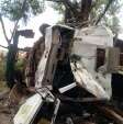 Fotos de Trabalhadores sofrem ferimentos graves após caminhão tombar entre Maringá e Sarandi