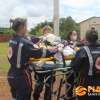 Fotos de Funcionário sofre ferimentos graves após descarga elétrica durante trabalho em Nova Esperança