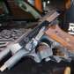 Fotos de Homem com mandado de prisão em aberto é preso pela rone com pistola, em Sarandí