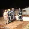 Fotos de Homem é socorrido em estado grave após incêndio em residência na cidade de Sarandi