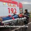 Homem fica ferido após peça de carreta desprender e atingir veículo no contorno norte em Maringá Foto 1 Fotos de Homem fica ferido após peça de carreta desprender e atingir veículo no contorno norte em Maringá