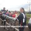 Fotos de Homem fica ferido após peça de carreta desprender e atingir veículo no contorno norte em Maringá