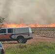 Homem morre carbonizado em incêndio em canavial na região de Maringá Foto 1 Fotos de Homem morre carbonizado em incêndio em canavial na região de Maringá