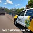 Fotos de Incêndio ambiental as margens da rodovia, provoca acidente entre Paiçandu e Água Boa