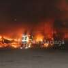 Fotos de Incêndio atinge garagem e chamas destróI 6 ônibus Sarandi