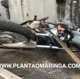 Jovem fica em estado gravíssimo após bater moto em traseira de caminhão em Maringá Foto 5 Fotos de Jovem fica em estado gravíssimo após bater moto em traseira de caminhão em Maringá