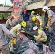 Fotos de Laje desaba em obra em Maringá e deixa vários trabalhadores feridos
