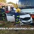 Fotos de Lamentável - casal de idosos perde a vida em acidente que envolveu carro e ônibus na região de Maringá
