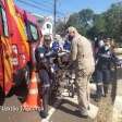 Motoboy é socorrido em estado grave após acidente em Maringá Foto 7 Fotos de Motoboy é socorrido em estado grave após acidente em Maringá