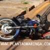Fotos de Motoboy morre após ser fechado e arremessado contra poste em Maringá