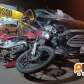 Fotos de Motociclista cai em teto de carro após acidente em Maringá