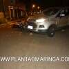 Fotos de Motociclista é arremessado após bater em carro em Maringá