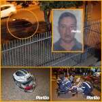 Fotos de Motociclista é intubado após atropelar homem que desceu de carro para comprar lanche em Maringá