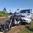 Fotos de Motociclista é socorrido de helicóptero após ter moto atingida por carro na rodovia BR-376 em Maringá