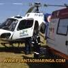 Fotos de Motociclista é socorrido por helicóptero do SAMU, para Maringá após grave acidente em Lobato