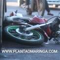 Motociclista fica gravemente ferido após bater em coletivo da cidade verde em Sarandi Foto 2 Fotos de Motociclista fica gravemente ferido após bater em coletivo da cidade verde em Sarandi
