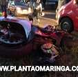 Motociclista fica gravemente ferido após colisão com veículo em Maringá Foto 1 Fotos de Motociclista fica gravemente ferido após colisão com veículo em Maringá