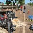 Fotos de Motociclista morre após bater em caminhão, na BR-376