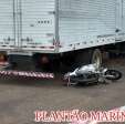 Fotos de Motociclista morre após cair embaixo de caminhão em Maringá