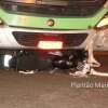 Fotos de Motociclista que bateu em ônibus da TCCC em Maringá, morre no hospital