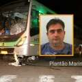 Fotos de Motociclista que bateu em ônibus da TCCC em Maringá, morre no hospital