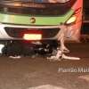 Fotos de Motociclista que bateu em ônibus da TCCC em Maringá, morre no hospital