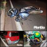Fotos de Motociclista sofre ferimentos após batida contra carro em Maringá
