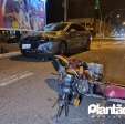 Fotos de Motociclista sofre ferimentos graves após batida no centro de Maringá