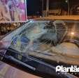 Fotos de Motociclista sofre ferimentos graves após batida no centro de Maringá