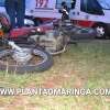Motociclista sofre ferimentos graves em colisão com carro em Maringá Foto 1 Fotos de Motociclista sofre ferimentos graves em colisão com carro em Maringá