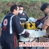 Fotos de Motociclista tem pescoço cortado por linha com cerol em Maringá