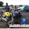 Fotos de Motociclista tem pescoço cortado por linha com cerol em Maringá