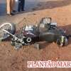 Fotos de Motociclista tem pescoço cortado por linha com cerol em Maringá