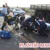Fotos de Motociclista tem pescoço cortado por linha com cerol em Maringá