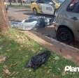 Fotos de Motoqueiro é atropelado por carro enquanto aguardava a esposa em frente ao upa-zona sul em Maringá