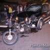 Fotos de Motorista com suspeita de embriaguez provoca acidente e arrasta moto por vários metros, em Maringá